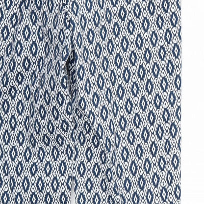 Womens UK Size XS H&M Regular Fit  White Trousers