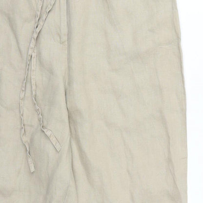 Cotton Traders Womens Beige   Trousers  Size 14 L27 in