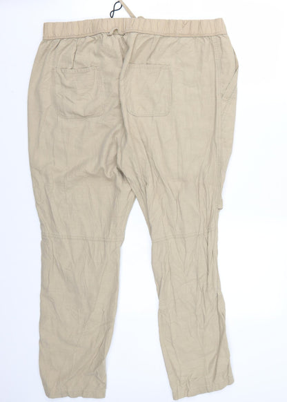 Good move Womens Beige   Trousers  Size 18 L26 in