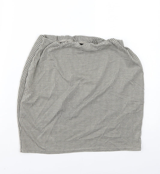 Newlook Womens Brown   A-Line Skirt Size 14