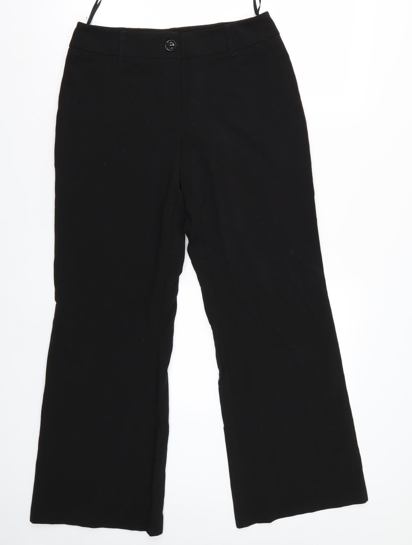 Debenhams Womens Black   Trousers  Size 10 L27 in