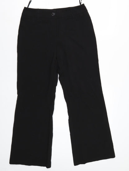 Debenhams Womens Black   Trousers  Size 10 L27 in