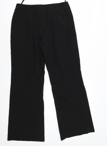 Debenhams Womens Black   Trousers  Size 10 L27 in