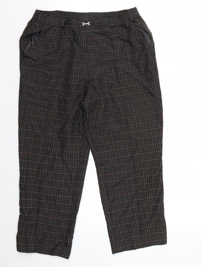 Womens UK Size 14 Marks and Spencer Regular Fit  Grey Trousers