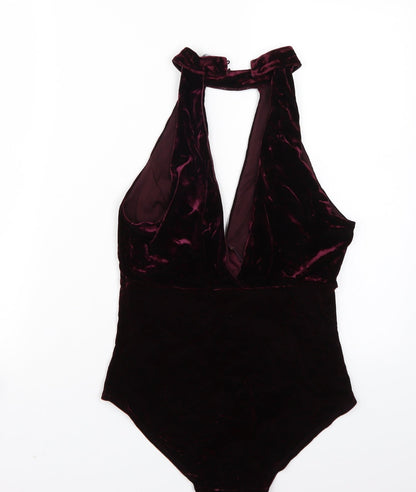 Newlook Womens Purple   Bodysuit One-Piece Size 12