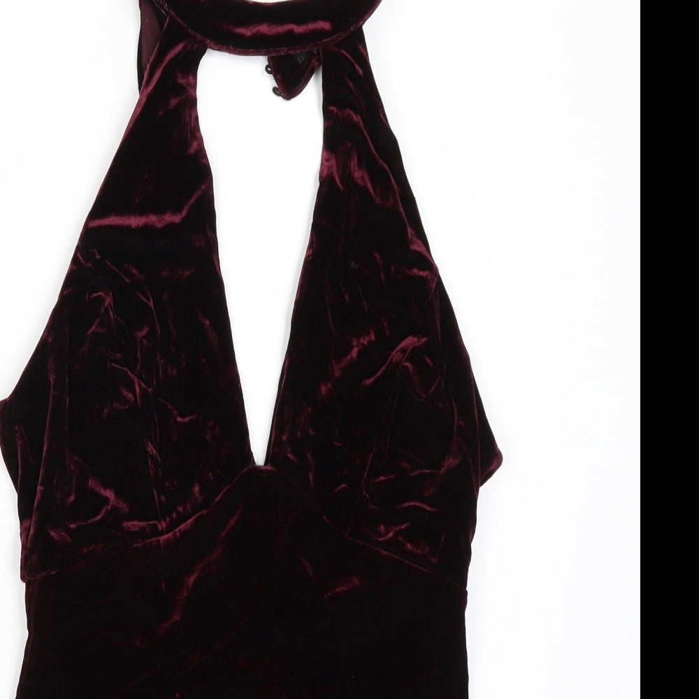 Newlook Womens Purple   Bodysuit One-Piece Size 12