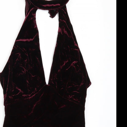 Newlook Womens Purple   Bodysuit One-Piece Size 12