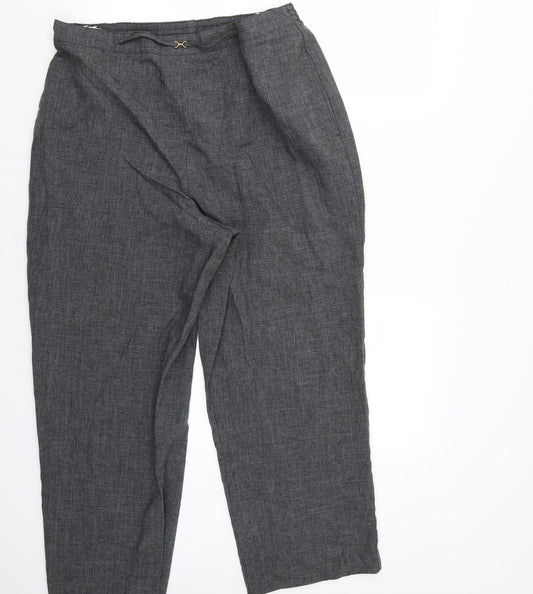 Womens UK Size 16 BHS Regular Fit  Grey Trousers