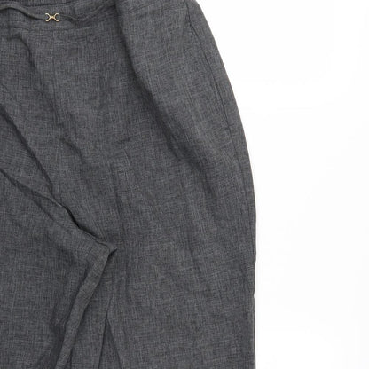 Womens UK Size 16 BHS Regular Fit  Grey Trousers