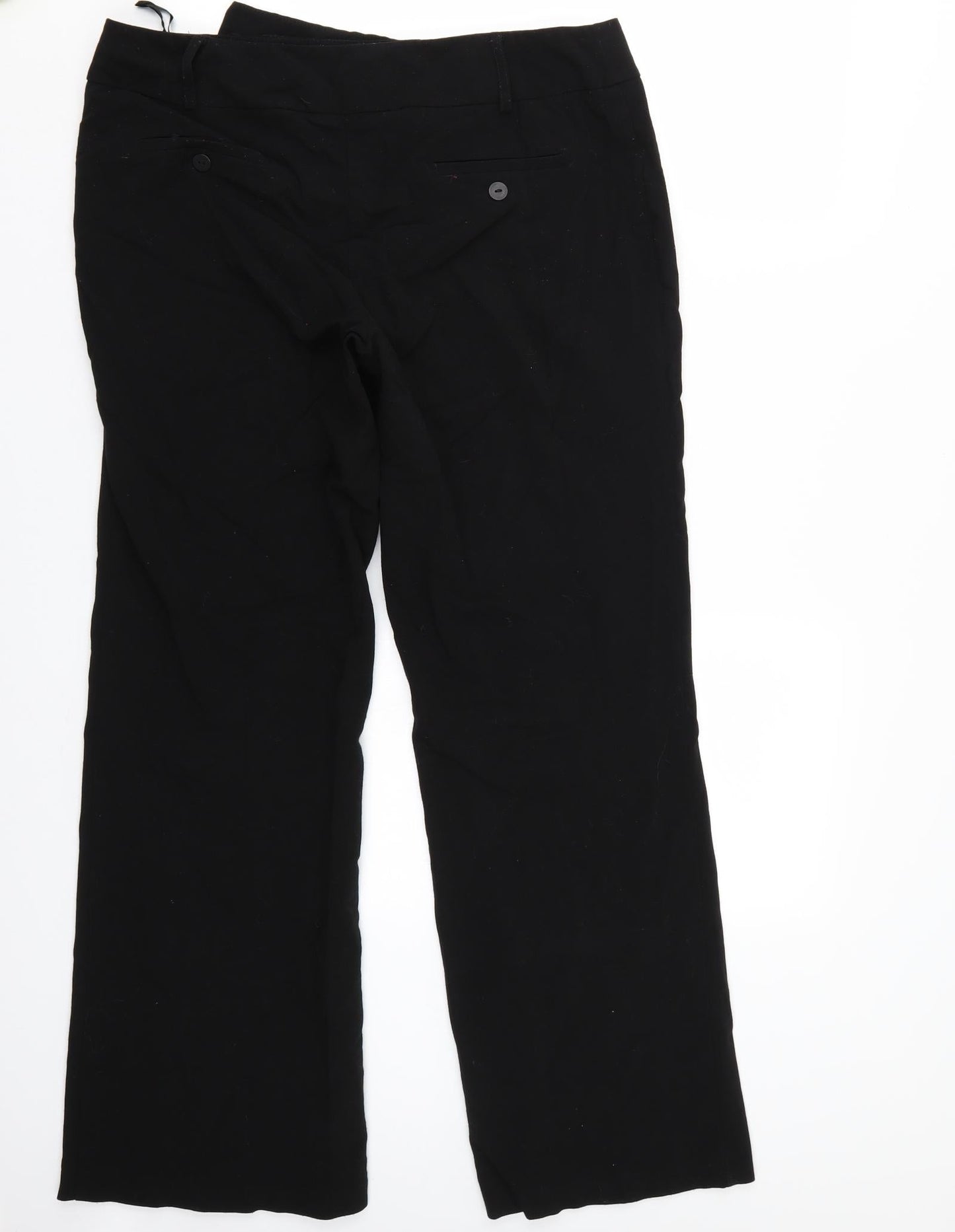 F&F Womens Black   Trousers  Size 14 L30 in