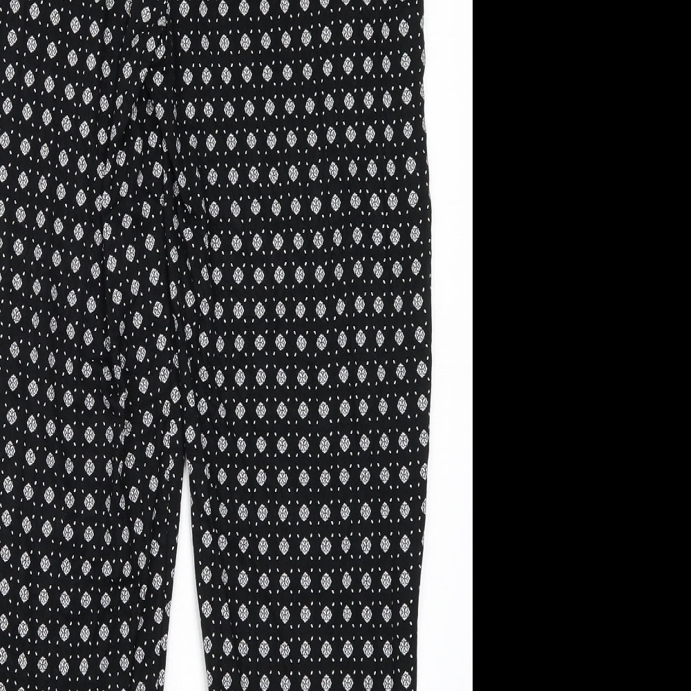 Womens UK Size 8 NEXT Regular Fit Bloomer Black Trousers