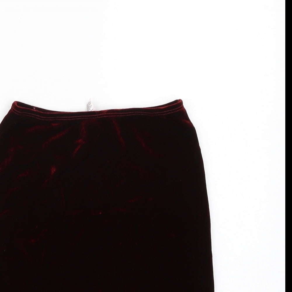 American Apparel Womens Purple   A-Line Skirt Size M