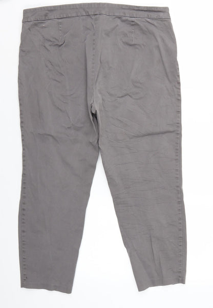 Womens UK Size 16 Marks and Spencer Regular Fit  Grey Trousers