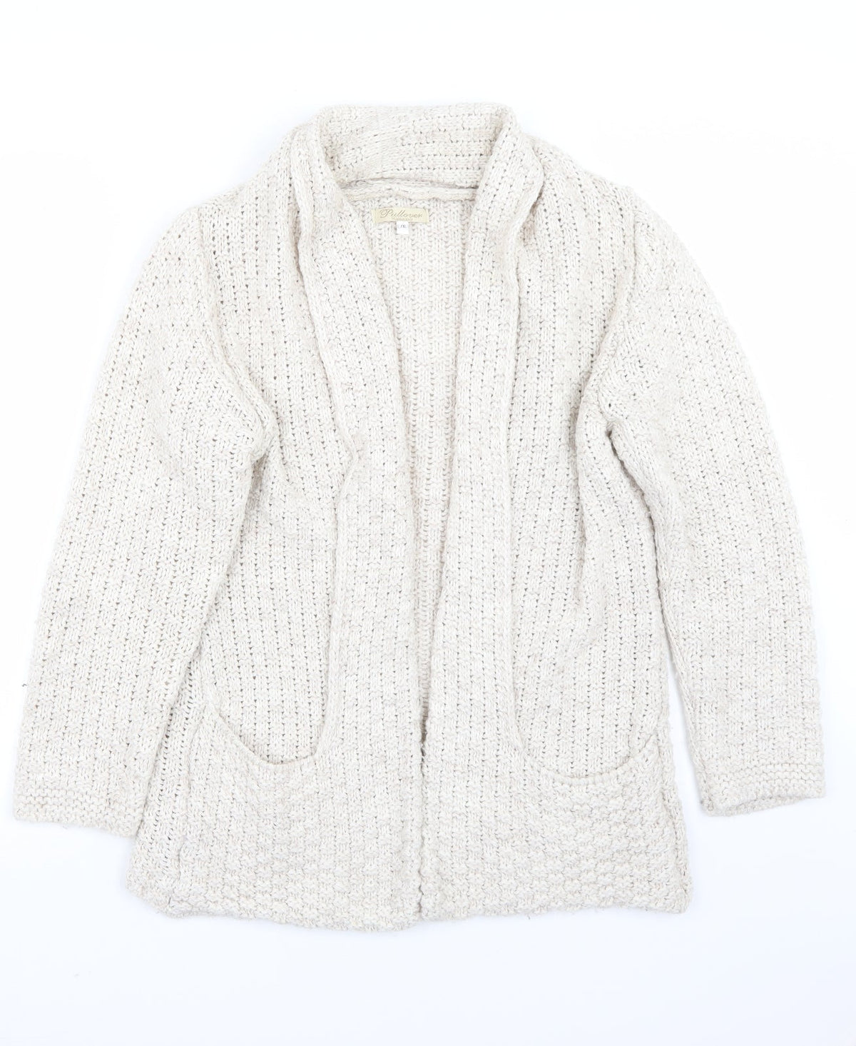 Pullover Womens Ivory   Cardigan Jumper Size L