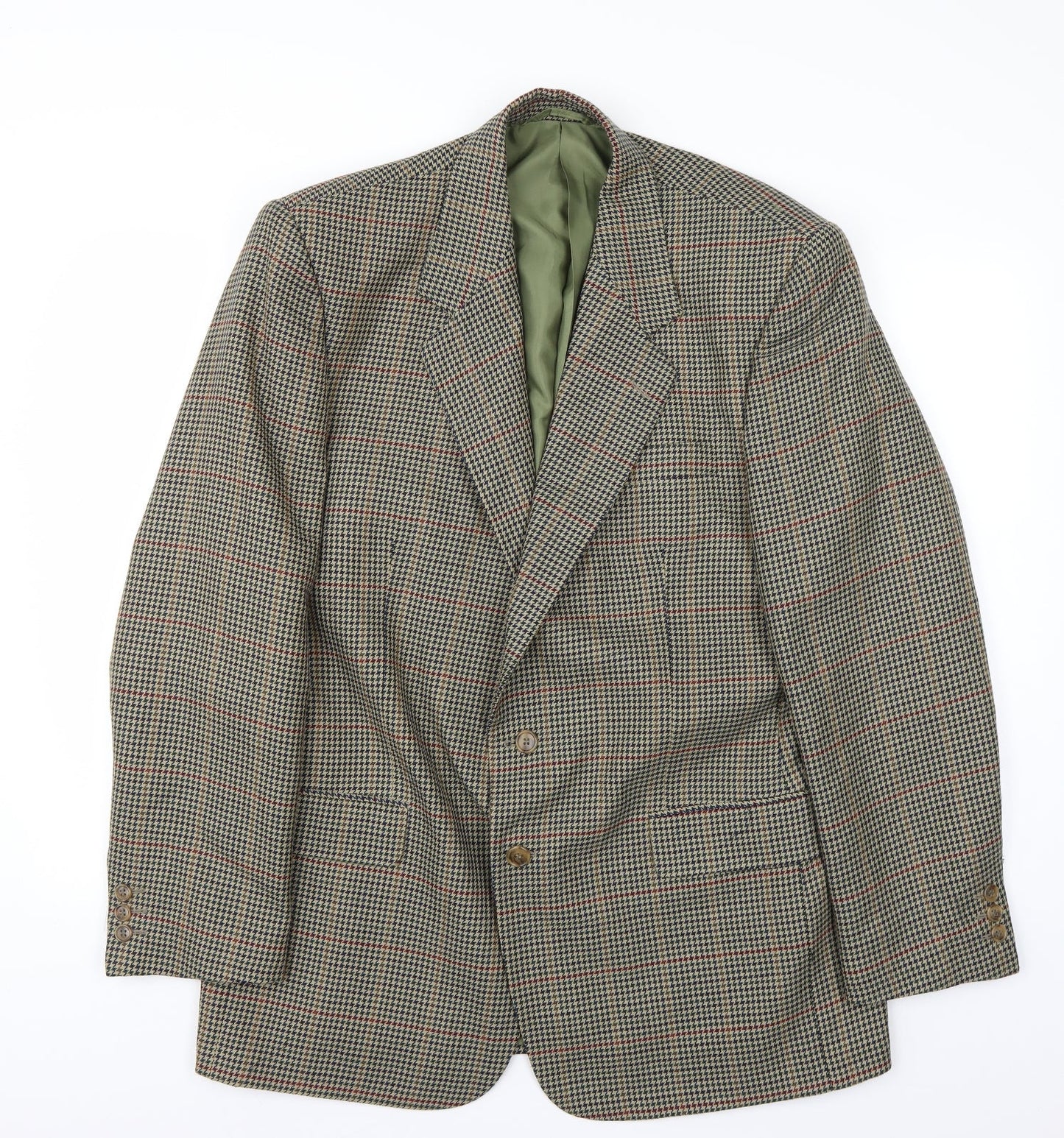 Avenue Mens Brown   Jacket Suit Jacket Size 34