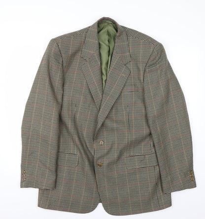 Avenue Mens Brown   Jacket Suit Jacket Size 34