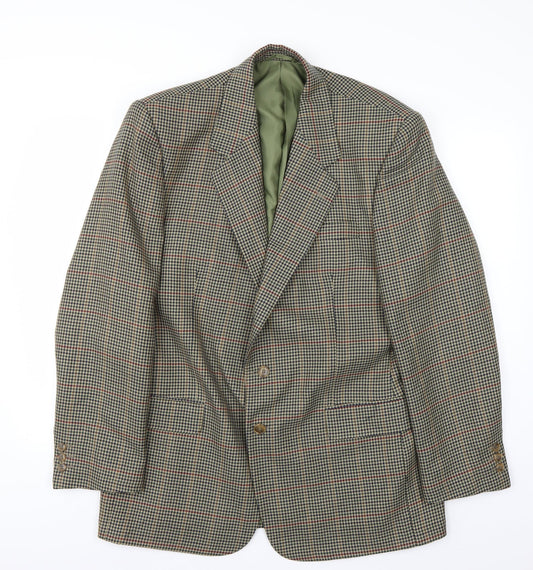 Avenue Mens Brown   Jacket Suit Jacket Size 34