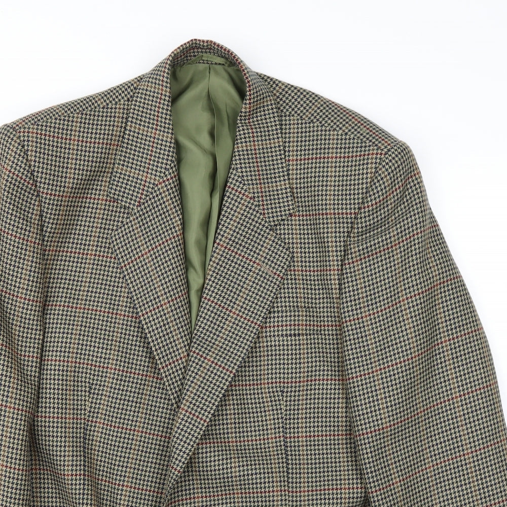 Avenue Mens Brown   Jacket Suit Jacket Size 34