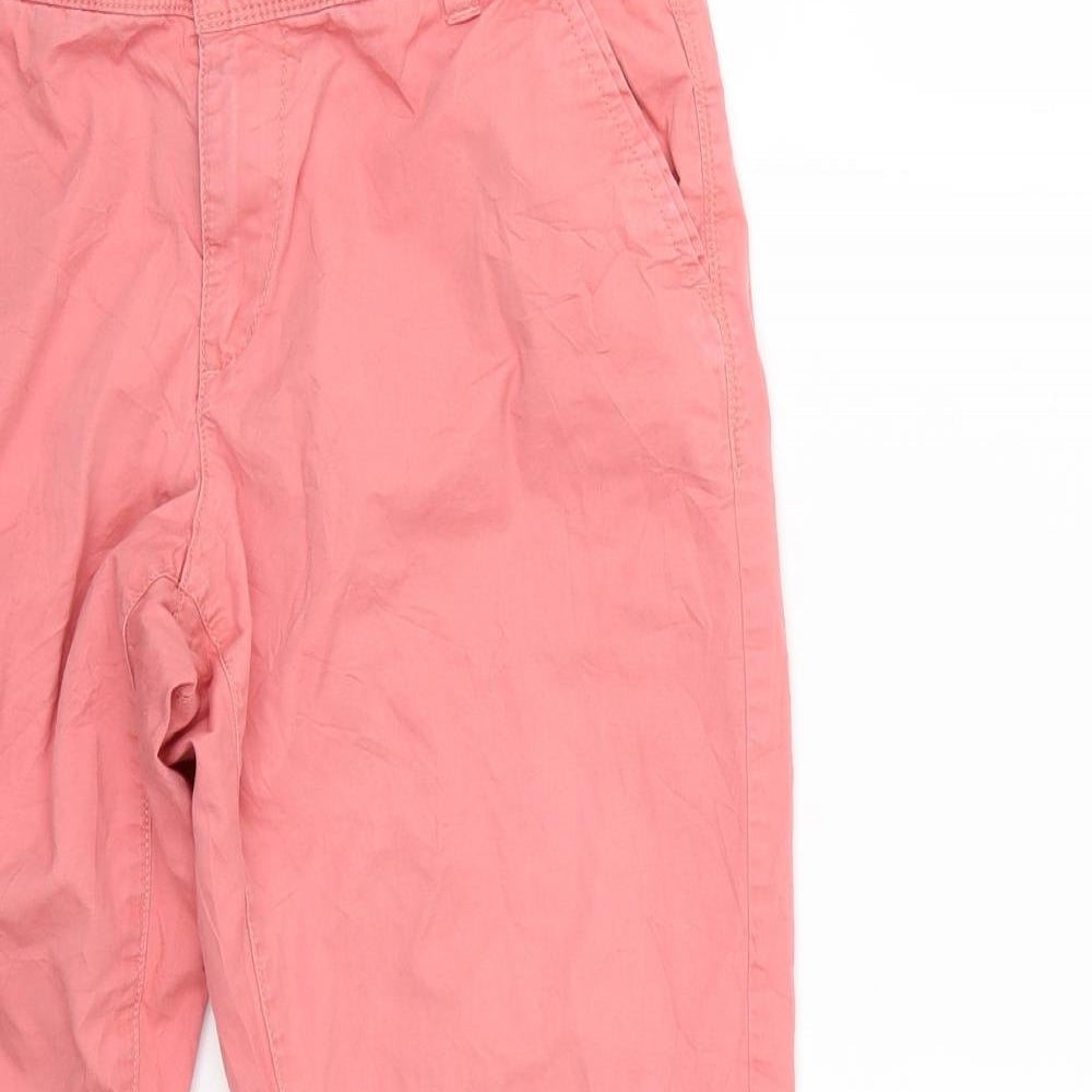 Womens UK Size 14 Marks and Spencer Regular Fit  Pink Trousers