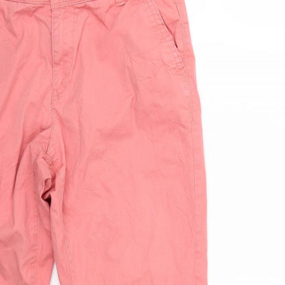 Womens UK Size 14 Marks and Spencer Regular Fit  Pink Trousers