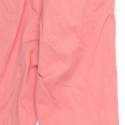 Womens UK Size 14 Marks and Spencer Regular Fit  Pink Trousers