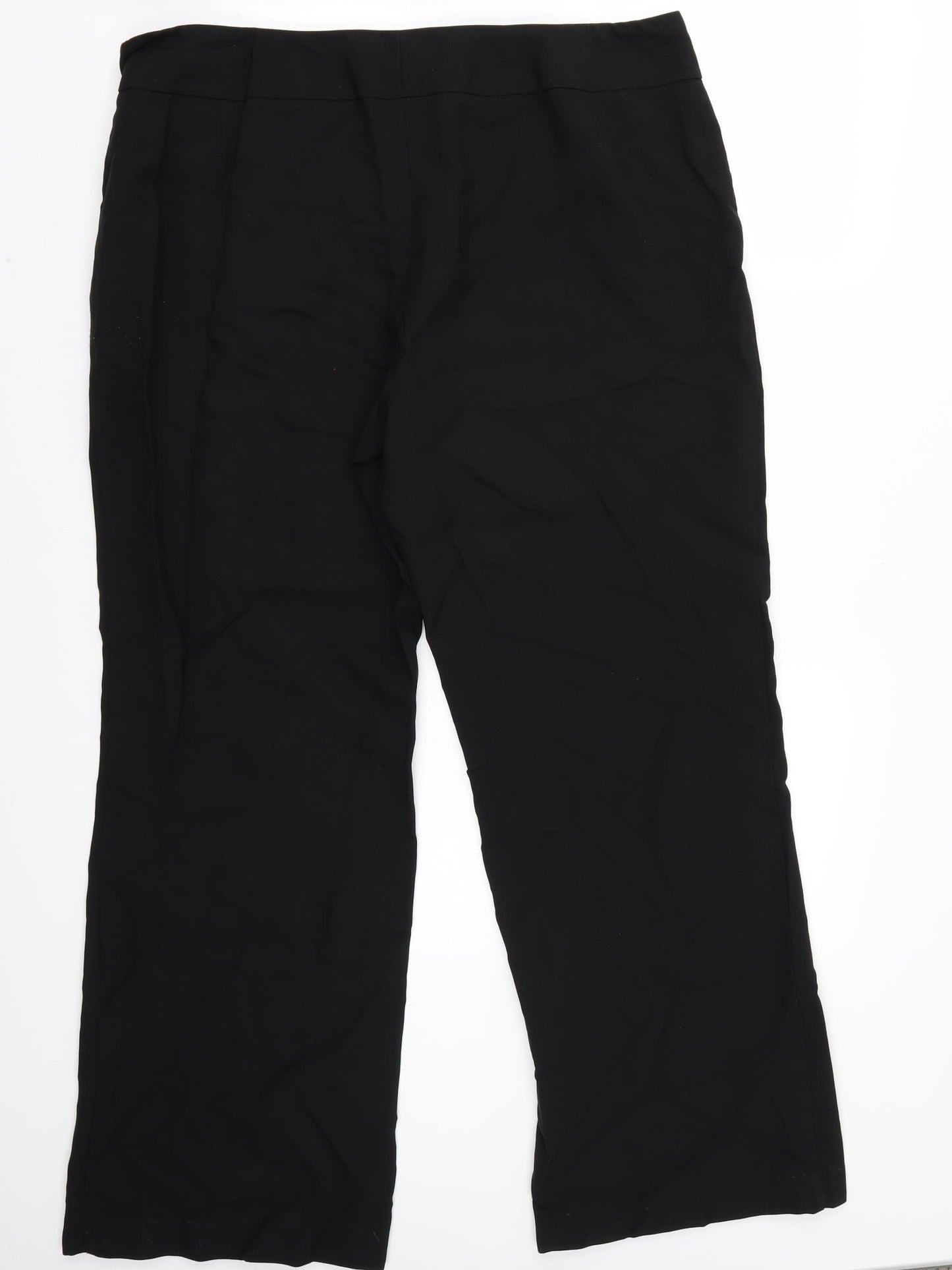 Womens UK Size 18 Marks and Spencer Regular Fit  Black Trousers