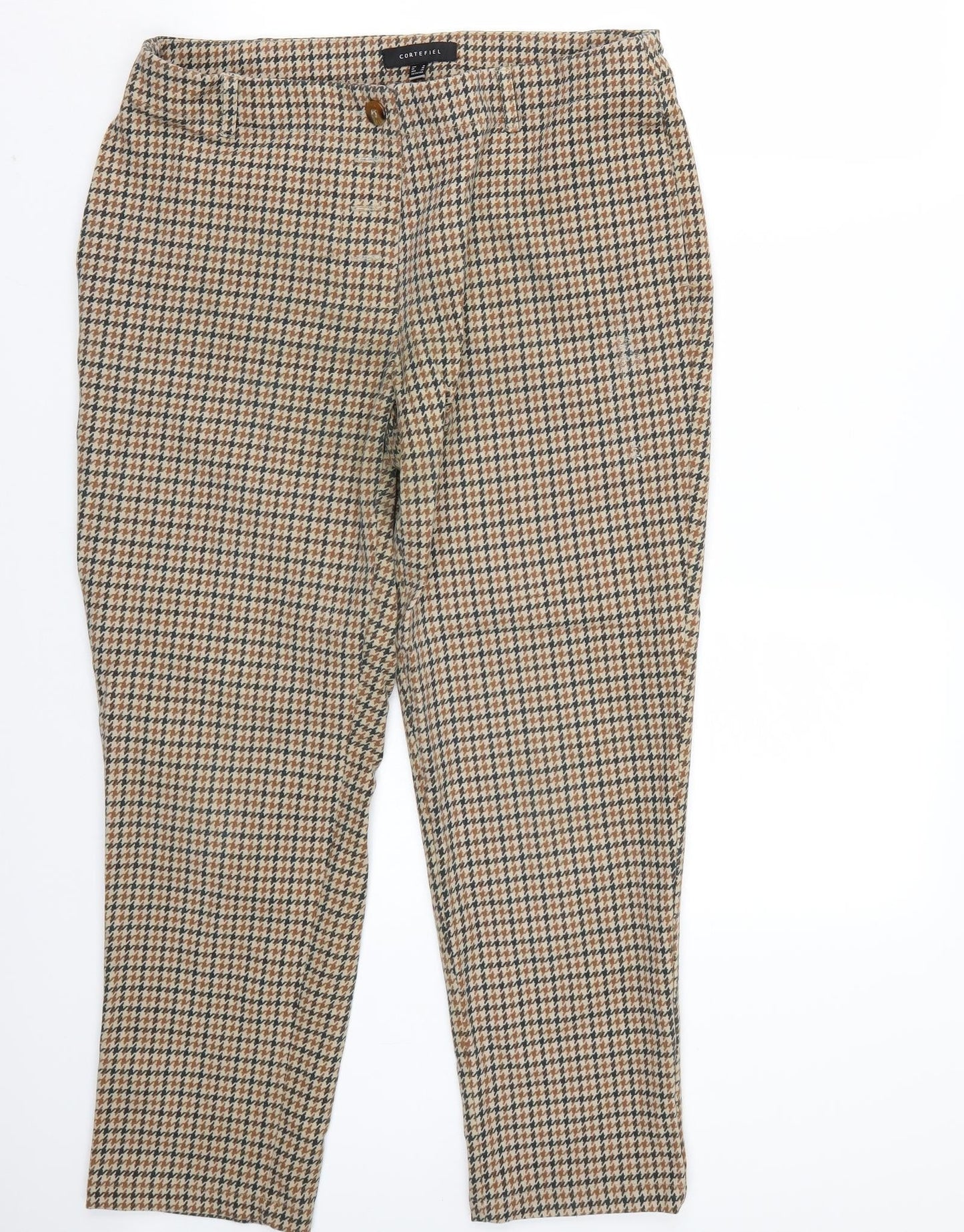 Cortefiel Womens Brown   Trousers  Size M L26 in