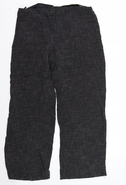 Marks and Spencer Womens Black   Trousers  Size 14 L27 in