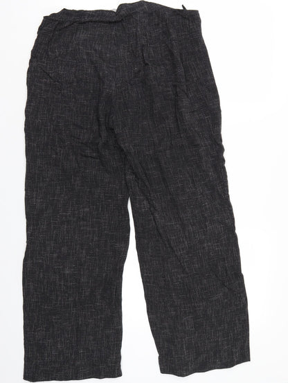 Marks and Spencer Womens Black   Trousers  Size 14 L27 in