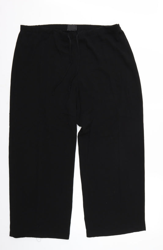 essence Womens Black   Trousers  Size 18 L27 in