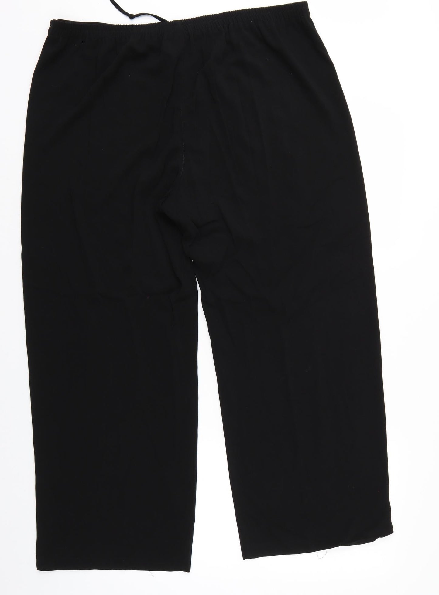 Womens UK Size 18 essence Regular Fit  Black Trousers