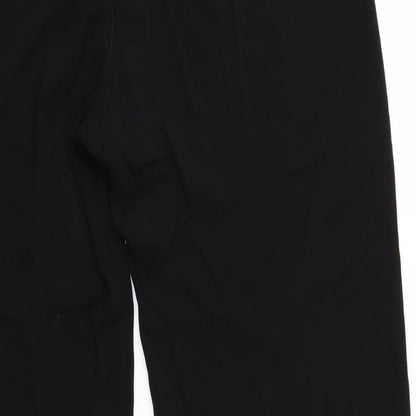 Womens UK Size 18 essence Regular Fit  Black Trousers