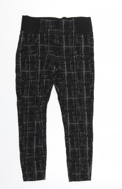 Womens UK Size 12 NEXT Regular Fit  Black Trousers