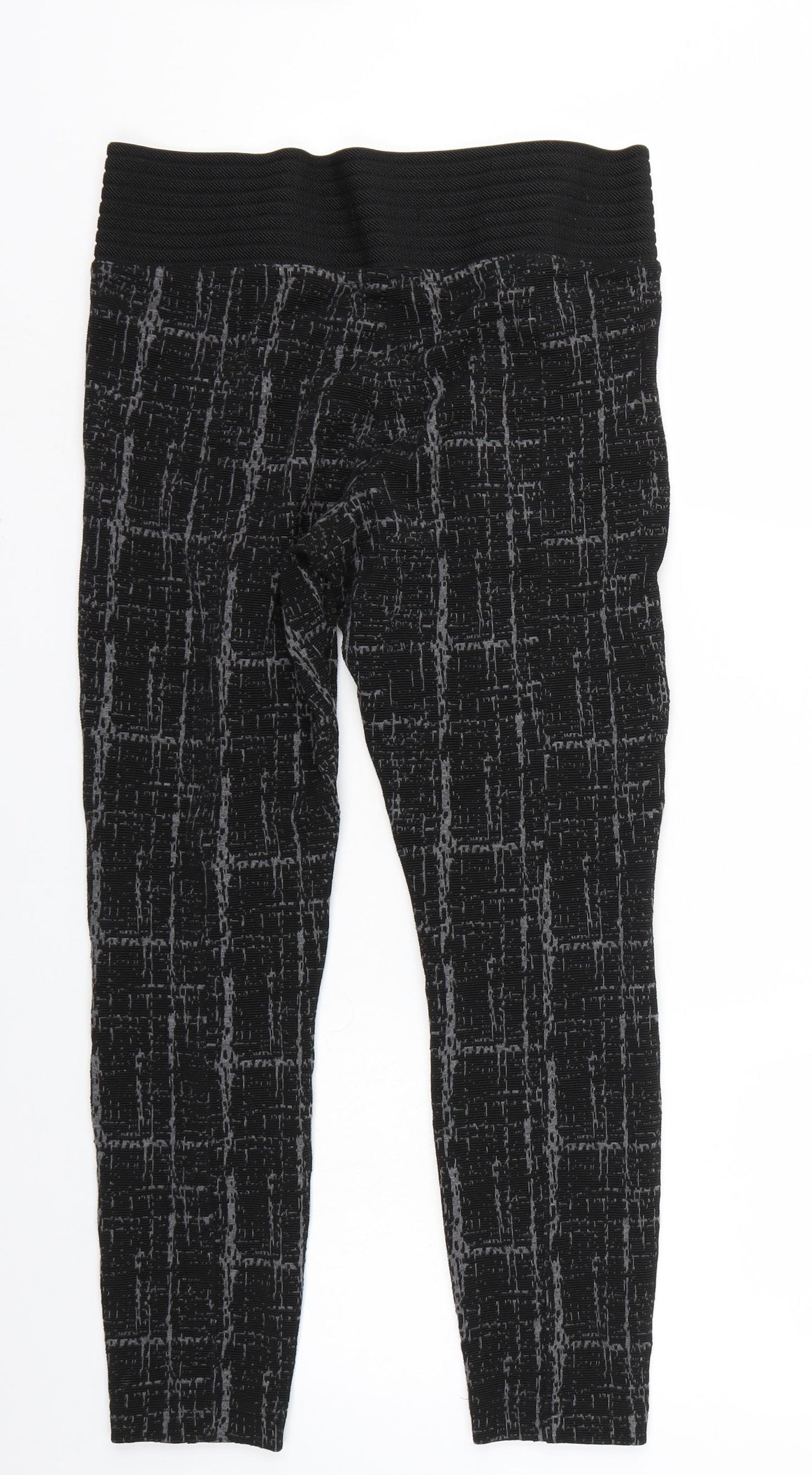 Womens UK Size 12 NEXT Regular Fit  Black Trousers