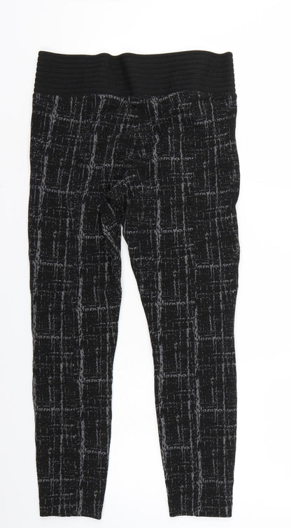 Womens UK Size 12 NEXT Regular Fit  Black Trousers