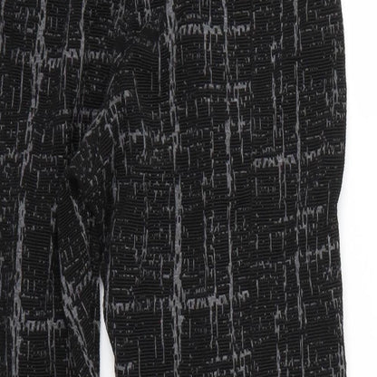 Womens UK Size 12 NEXT Regular Fit  Black Trousers