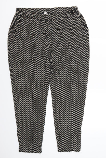 Womens UK Size 14 NEXT Regular Fit  Black Trousers