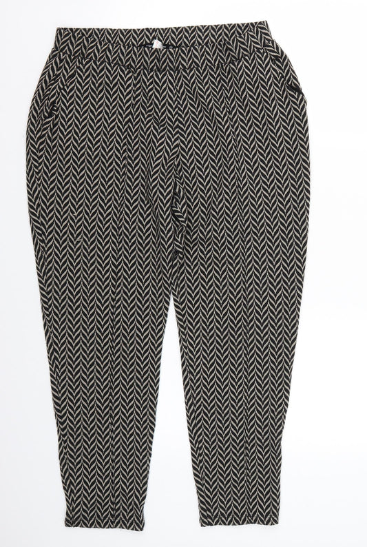 Womens UK Size 14 NEXT Regular Fit  Black Trousers