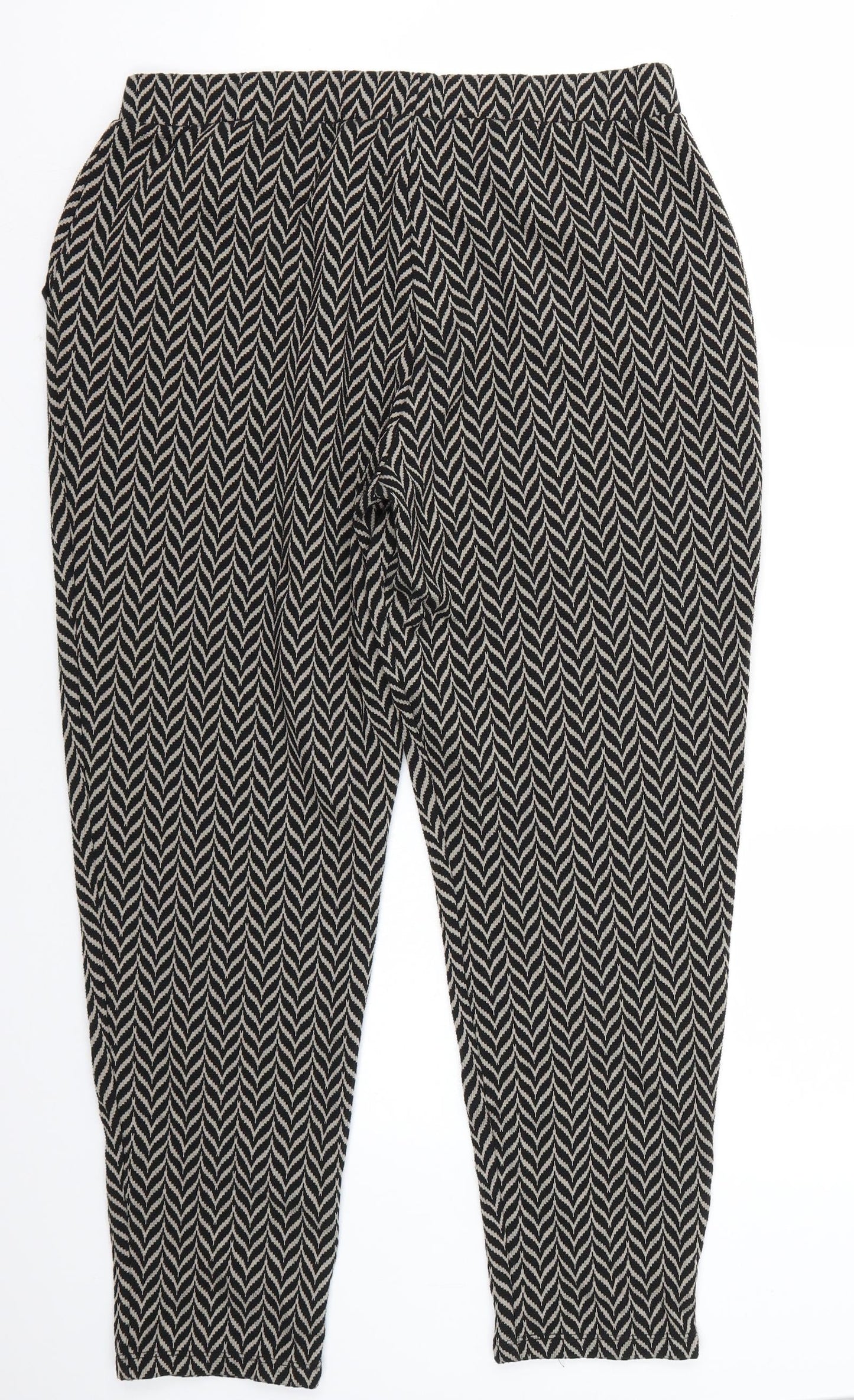 Womens UK Size 14 NEXT Regular Fit  Black Trousers
