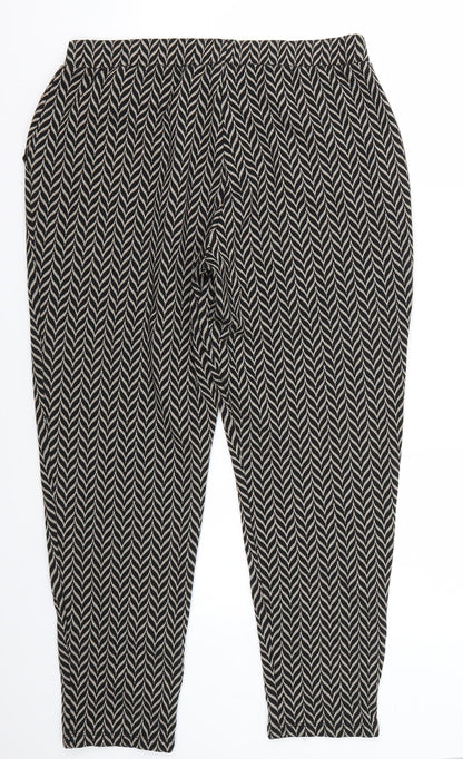Womens UK Size 14 NEXT Regular Fit  Black Trousers