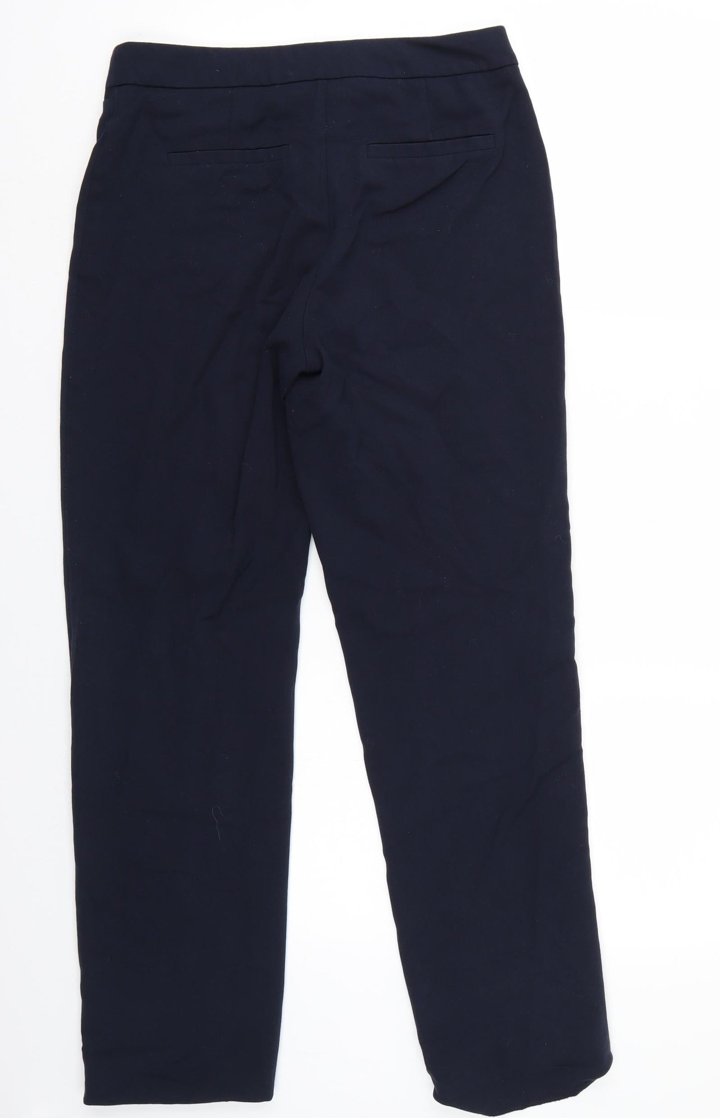 Womens UK Size 8 Marks and Spencer Regular Fit  Blue Trousers