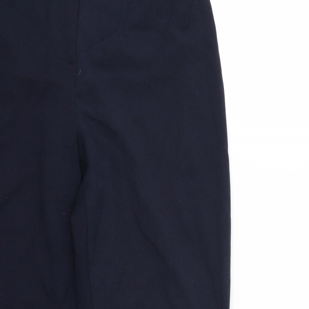 Womens UK Size 8 Marks and Spencer Regular Fit  Blue Trousers