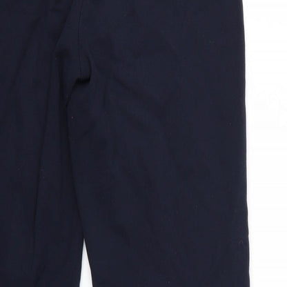 Womens UK Size 8 Marks and Spencer Regular Fit  Blue Trousers