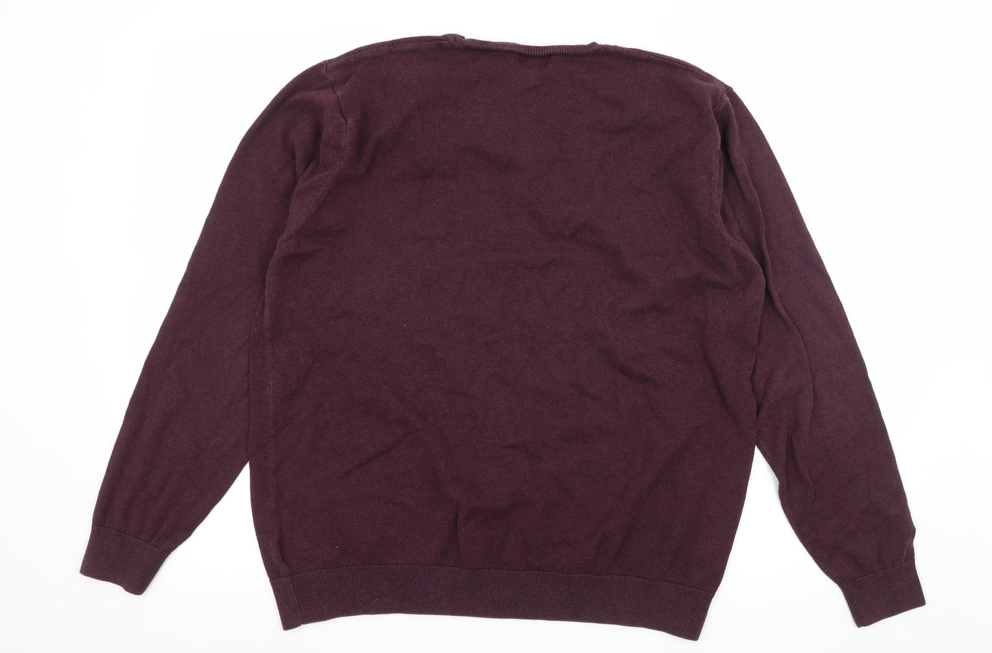 NEXT Mens Purple  Knit Pullover Jumper Size L