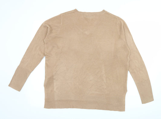 Primark Womens Brown  Knit Pullover Jumper Size 12