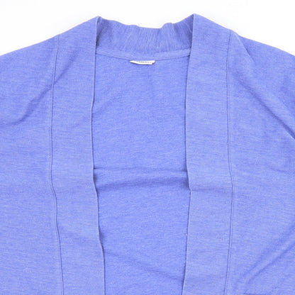 Damatrt Womens Blue  Jersey Cardigan Jumper Size 22