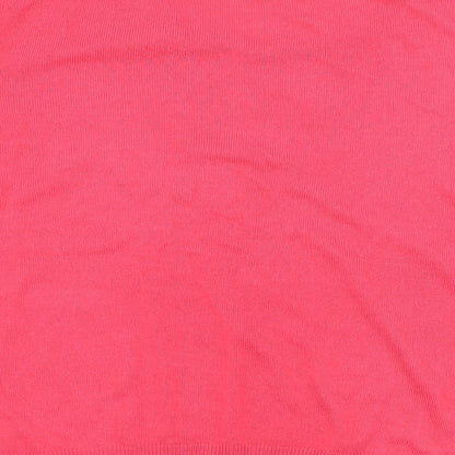 Womens UK Size 16 Marks and Spencer Pink Basic T-Shirt
