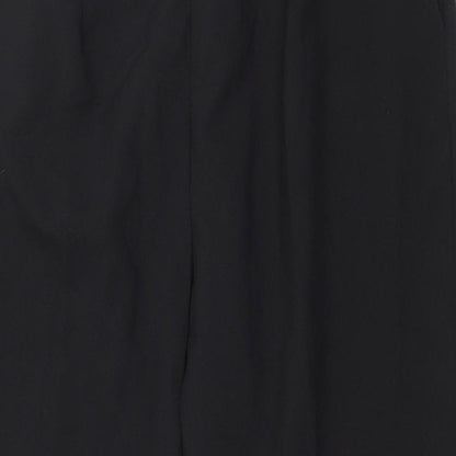 Womens UK Size 18 Preworn Regular Fit  Black Trousers
