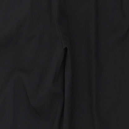 Womens UK Size 18 Preworn Regular Fit  Black Trousers