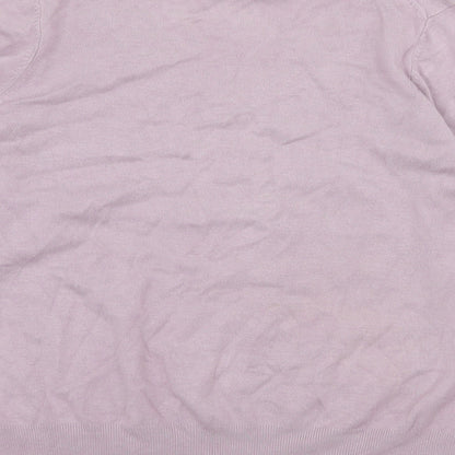 Marks and Spencer Womens Purple  Knit Pullover Jumper Size 16